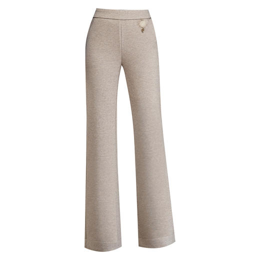 松紧腰加绒加厚休闲长裤，毛呢修身筒喇裤时尚鱼尾裤MYX-XS-5380-L 商品图4