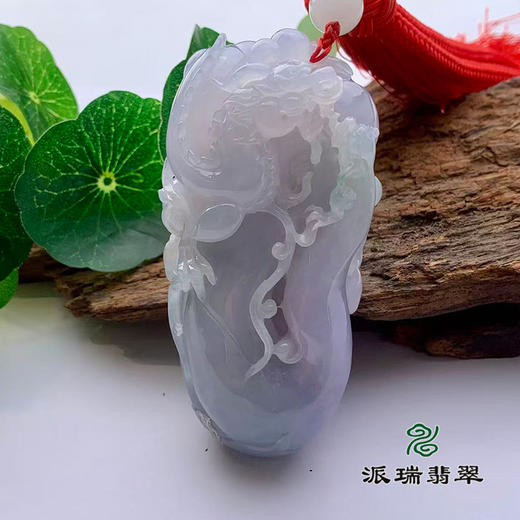 派瑞翡翠 翡翠手把件 紫色 商品图0