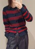 【高品质私服】【复古撞色条纹针织开衫】甄选100%羊毛，触感细腻且带有一定的厚度，具有良好的弹性和透气性【无标出货 介意慎拍】WD 商品缩略图1
