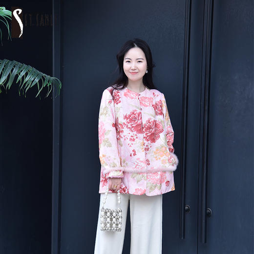 ST.SANLI【成衣系列】时尚简约新中式亲子系列薄棉服GA124Q06 商品图5