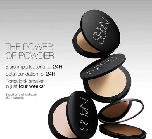 Nars哑光控油定妆绒绒粉饼9g cliff小飞饼 商品图1