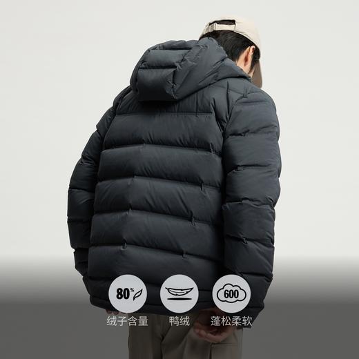 Adidas阿迪达斯HELIONIC STRETCH HOODED DOWN JACKET男子 防风保暖连帽羽绒服KH3993 商品图1