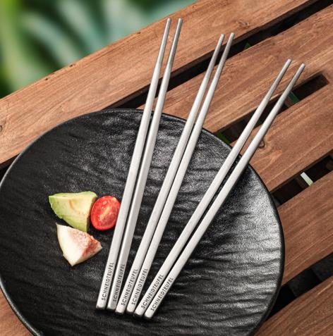 施耐福 纯钛筷子5件套(银色) 商品图3