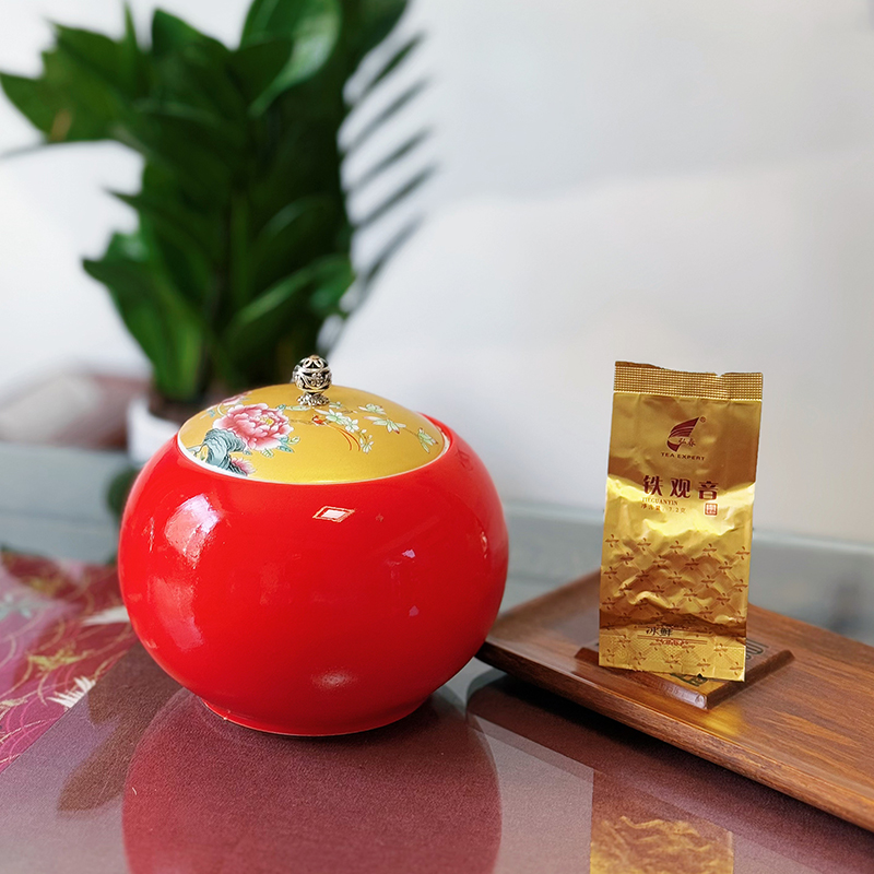 弘春 冰鲜铁观音秋茶150克瓷罐装