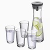 WMF 德国福腾宝 进口玻璃冷水瓶水杯 凉水瓶凉水壶玻璃杯玻璃水瓶5件套_ymt 商品缩略图0