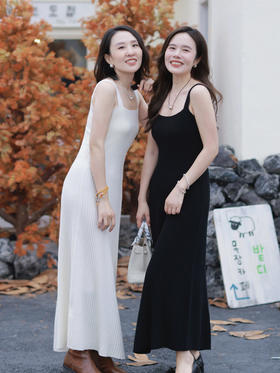 一姐私服  高级感100%澳洲绵羊毛背心连衣裙