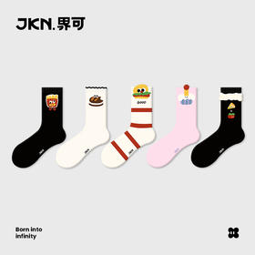 【JKN】卡通情侣中筒袜