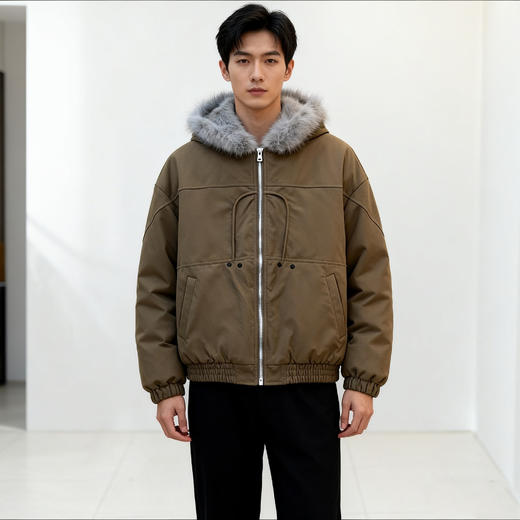 Schenvega毛领派克棉服 男女同款 商品图3