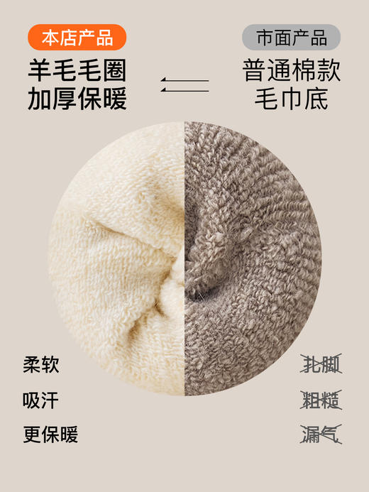 原价39.9 限时折扣价33.9元【体慕袜子】羊毛袜子男秋冬款加厚保暖中筒袜防臭吸汗高筒东北抗寒长筒袜冬天 商品图1