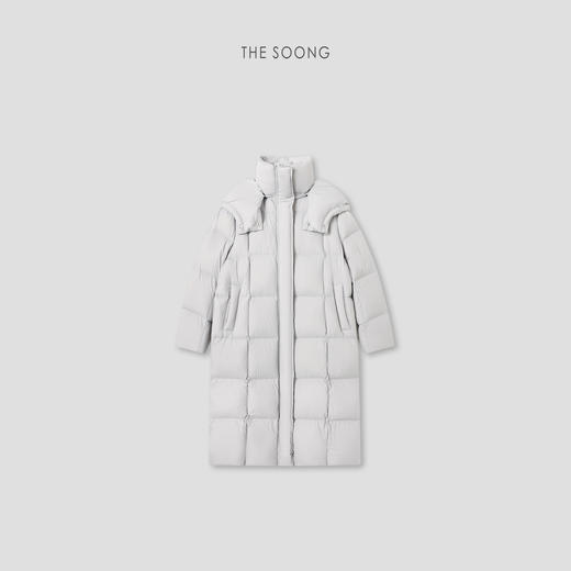 THESOONG小暖鹅’波兰进口95白鹅绒轻盈超柔可拆卸连帽羽绒服8104 商品图2