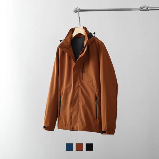 可拆卸连帽防风防水休闲冲锋衣夹克外套 商品图3