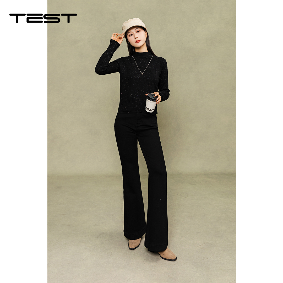 冬上新修身显瘦半高领显瘦长袖内搭打底衫1254120