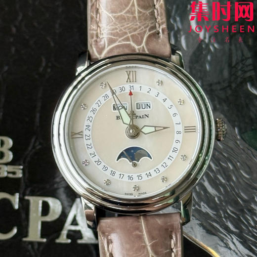 TWT宝珀月亮美人天然贝母盘女表（光圈贝母面）女士机械腕表 女装3663全历月相腕表 表径35mm 商品图3