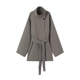 【破价】2025 秋季新款设计师时尚系带立领外套风衣885382F633