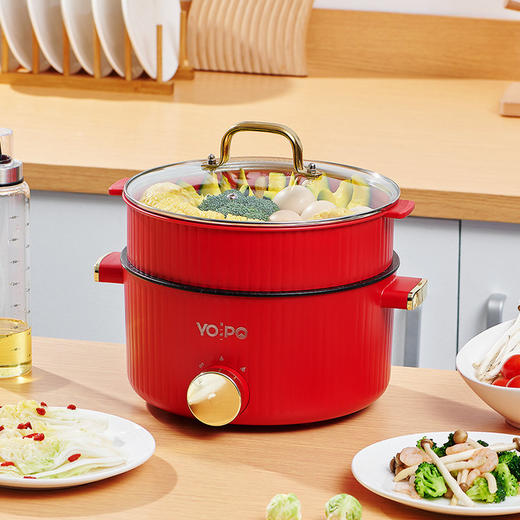 ⚠品牌方补贴10元❗❗原价89.9，现破价💰79.9元🌈厨房好物分享之—【优铂YOPO多功能料理锅3.5L】🔥移动的小厨房,探索美食奥秘~为三餐四季增食色,加大加深锅身，肆意翻炒不飞溅！ 商品图2