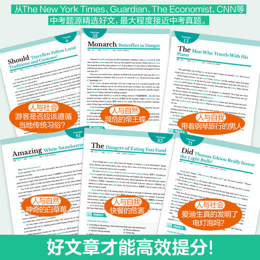 SSP华东理工60篇外刊阅读搞定中考、小学、小托福、KET、PET必备核心词 商品图13