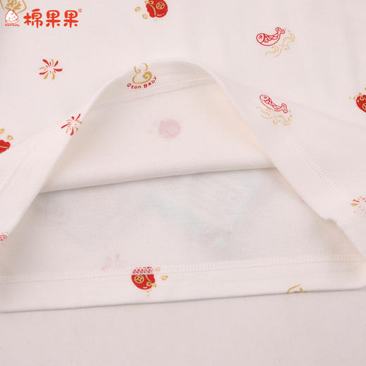 棉果果冬季新品莫代尔牛奶纤维80-130码柔软顺滑新年套头套装M501302425657 商品图2