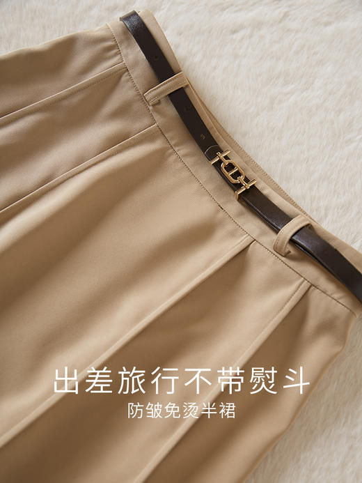 【年终特卖】熙世界优雅时尚气质职场中长款半裙女早秋季通勤半身裙 商品图3