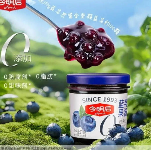 今明后 0添加蓝莓果酱 170克/罐 商品图0