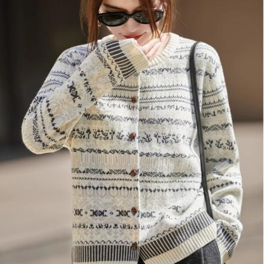 佐姿莎 费尔岛风氛围感针织毛衣合集 | 百搭不挑人 宽松版型 藏肉显瘦 慵懒随性 多款可选 商品图4