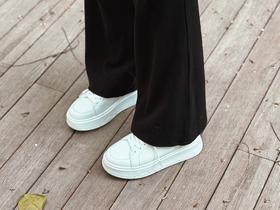 ARCHCONTACT安启美奈小白鞋，气垫云真皮，百搭云朵款