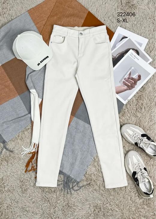 322406#加绒小脚牛仔裤 商品图0