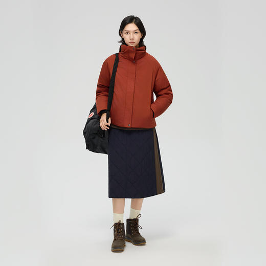 北极狐25秋冬女士短款羽绒服G-000立领户外轻量保暖夹克092522038 商品图4