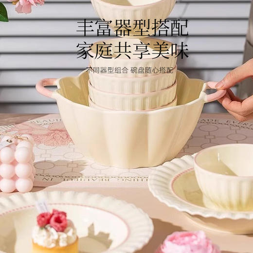 釉下彩陶瓷餐具（粉色佳人） 商品图4