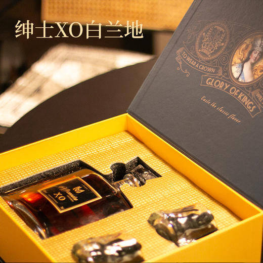 疯抢中！！【送精美礼盒+2个冰川酒杯】【法国进口】亚历山大绅士XO白兰地 700ml/瓶 商品图9