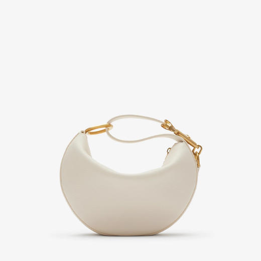 BURBERRY 巴宝莉 女士骑士弧形迷你单肩包 米白色 8104298 B7348 商品图2