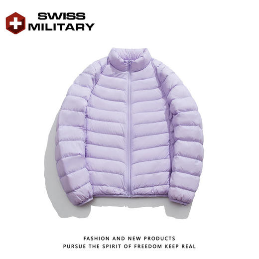 优选丨瑞士军工SWISS MILITARY轻薄羽绒服女 白鸭绒秋冬季连帽＆立领短款外套上衣 商品图11