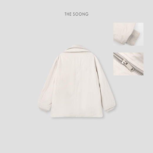 THESOONG"轻暖延续"进口机织定织定染90白鸭绒锁绒羽绒服HWYRF8103 商品图3