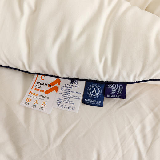 自然醒云绒棉软胖胖熊抱被大豆被冬被芯YBY 商品图10