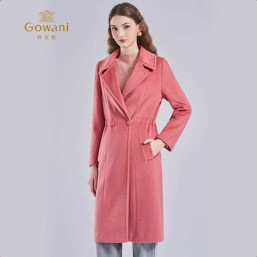 【100%绵羊毛】乔万尼新品大衣收腰保暖EI4A555 商品图2