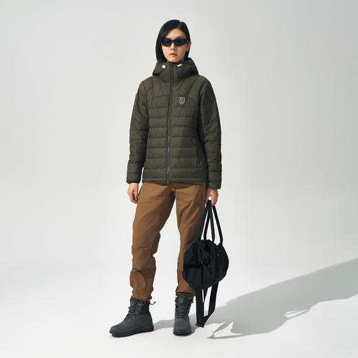 北极狐秋冬鹅绒服轻量保暖防风耐磨女士白鹅绒羽绒服 86122 商品图3