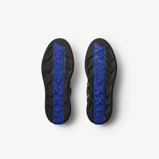 BURBERRY 巴宝莉 男士马术骑士徽标标签格纹 Terrace 运动鞋 格子 8095274 A1003 商品图4