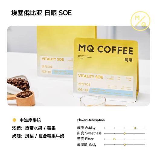 【元气SOE】明谦埃塞俄比亚日晒耶加雪菲精品咖啡豆单品意式200g/500g 商品图2