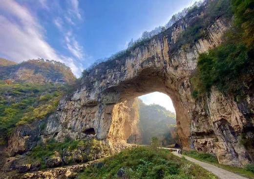 贵州平坝樱花、“夜郎天路“&”星空洞”探秘、鲍家屯油菜花、羊皮洞瀑布、悬崖下的化屋村、九洞天6天摄影团 商品图2
