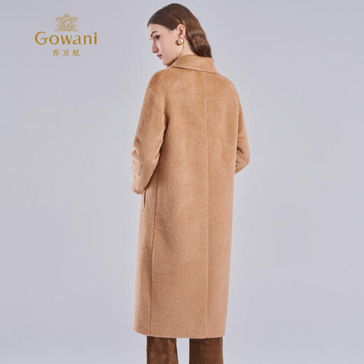 【羊驼毛】乔万尼秋冬新款大衣重磅羊驼毛高级保暖显瘦长款EI4A559 商品图4