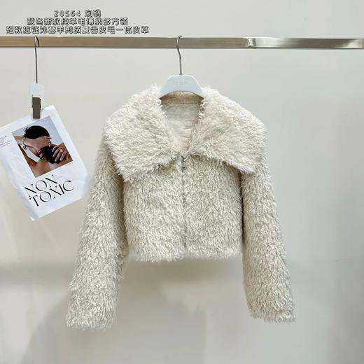 74WT20564#大翻领皮毛外套 商品图0