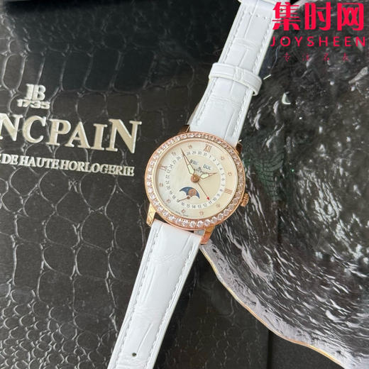 TWT宝珀月亮美人天然贝母盘女表（玫金钻圈贝母面）女士机械腕表 女装3663全历月相腕表 表径35mm 商品图2