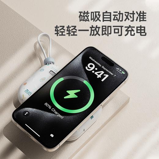 FXQ【3C认证充电宝10000mAh可上飞机】双线磁吸无线充电移动电源适用小米苹果17全系+安卓通用 商品图2