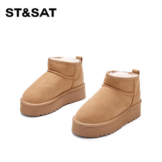 星期六时尚经典款百搭雪地靴SS34118P8L 商品图5