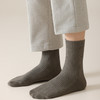 4双装！秋冬素色中筒棉袜男袜 黑灰咖色系沉稳百搭 商品缩略图5
