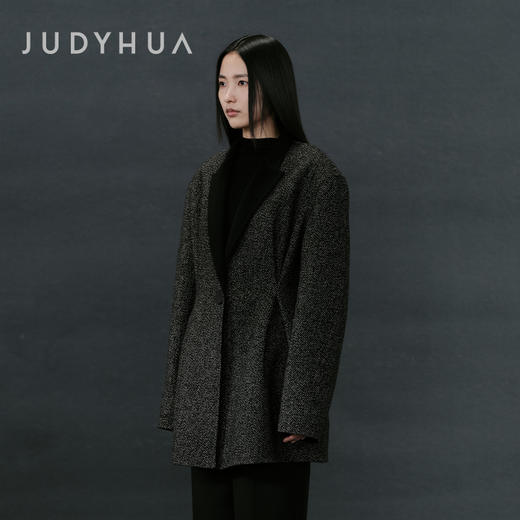 JUDYHUA 边界系列双面呢外套 商品图2
