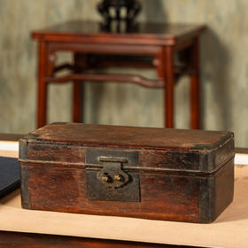 清	黄花梨满彻文房盒