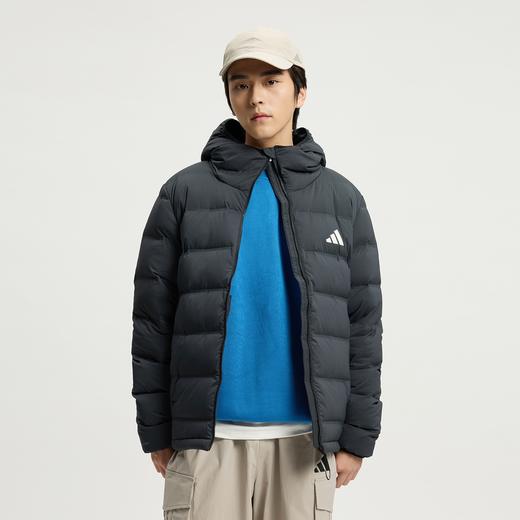 Adidas阿迪达斯HELIONIC STRETCH HOODED DOWN JACKET男子 防风保暖连帽羽绒服KH3993 商品图0