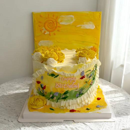 【新款】春日油画蛋糕 | 精致得宛如童话世界，一口咬下春天，浪漫就此生根发芽~~~， 商品图3