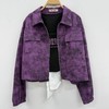 NC暗花翻领长袖小外套50717（紫）秋季253011480321 商品缩略图0