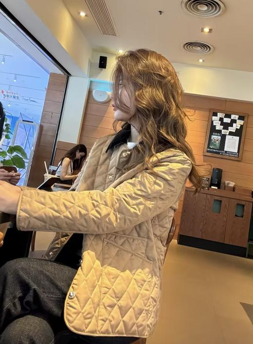 代工厂B家风格菱形夹羊毛工装外套 商品图13